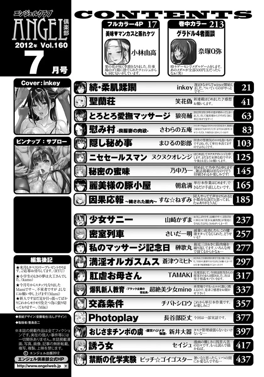 ANGEL 倶楽部 2012年7月号 Page.440