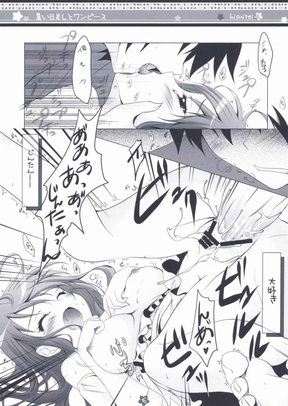 暑い日差しとワンピース Page.16