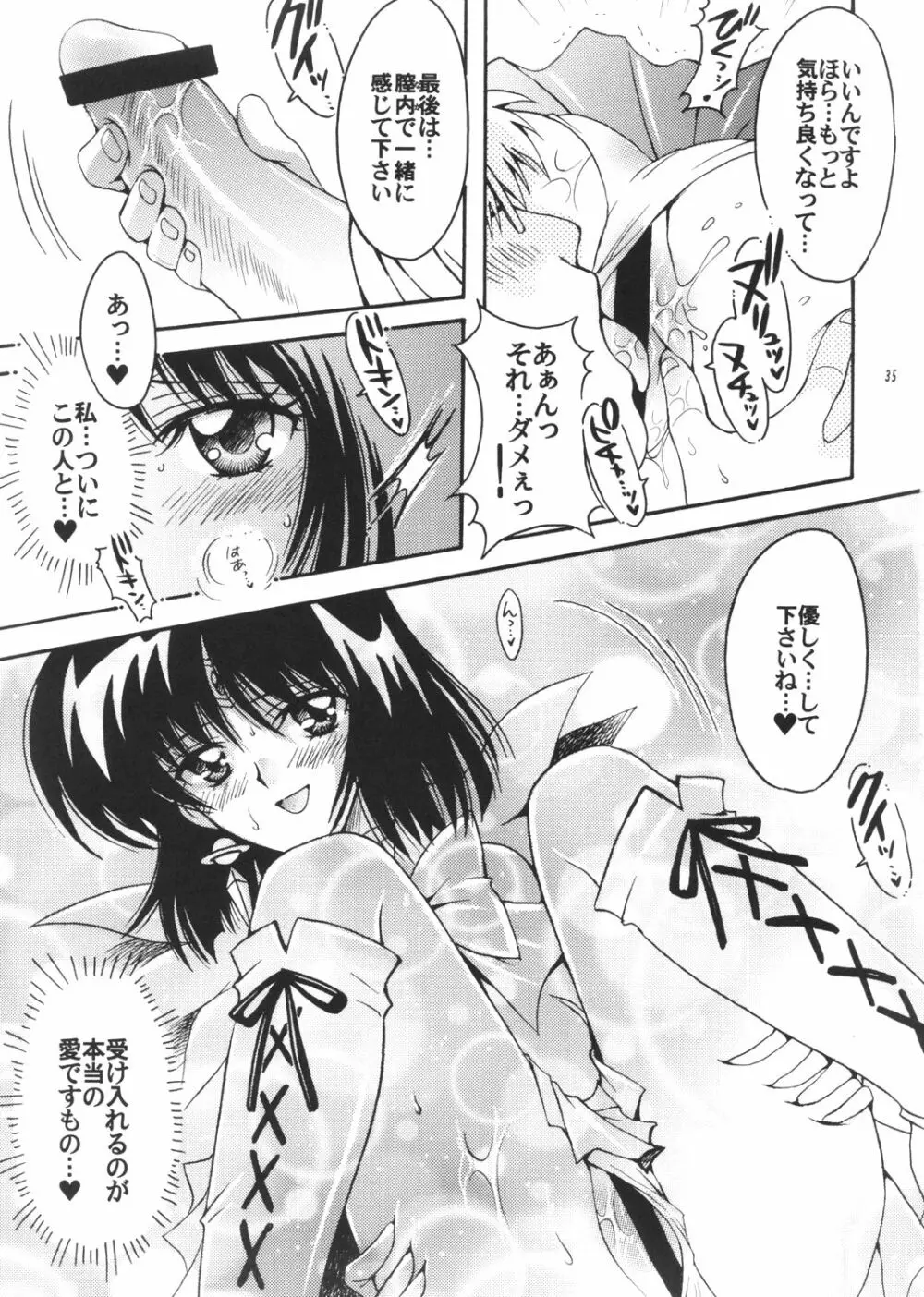 僕の彼女はセーラー戦士3 Page.34