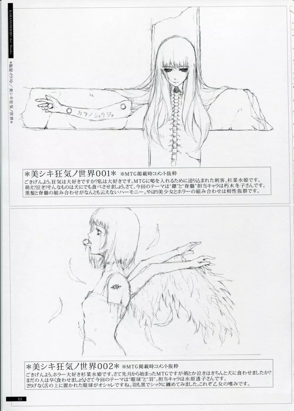 SHEOL KARANOSHOJO Art Work Page.111