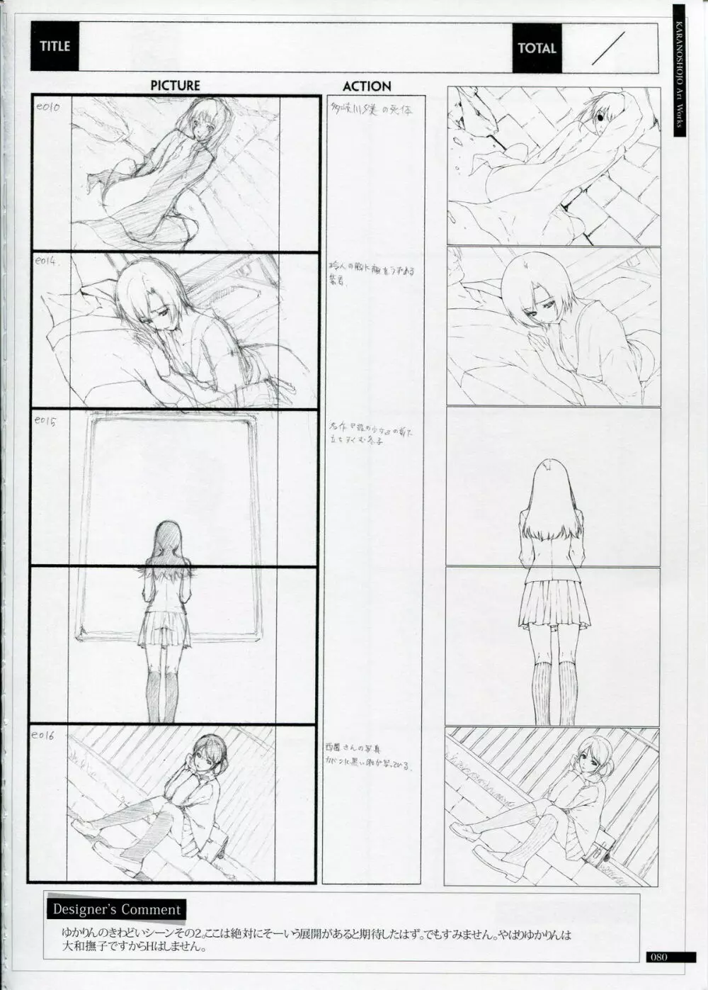 SHEOL KARANOSHOJO Art Work Page.80