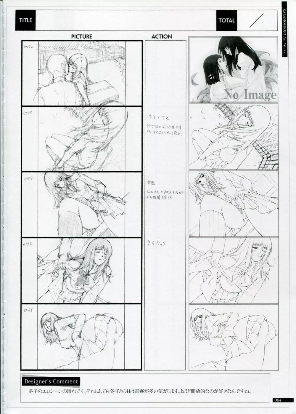 SHEOL KARANOSHOJO Art Work Page.84
