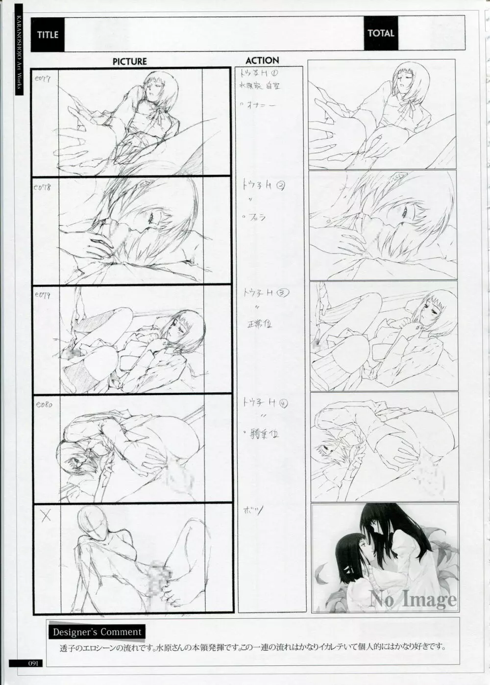 SHEOL KARANOSHOJO Art Work Page.91