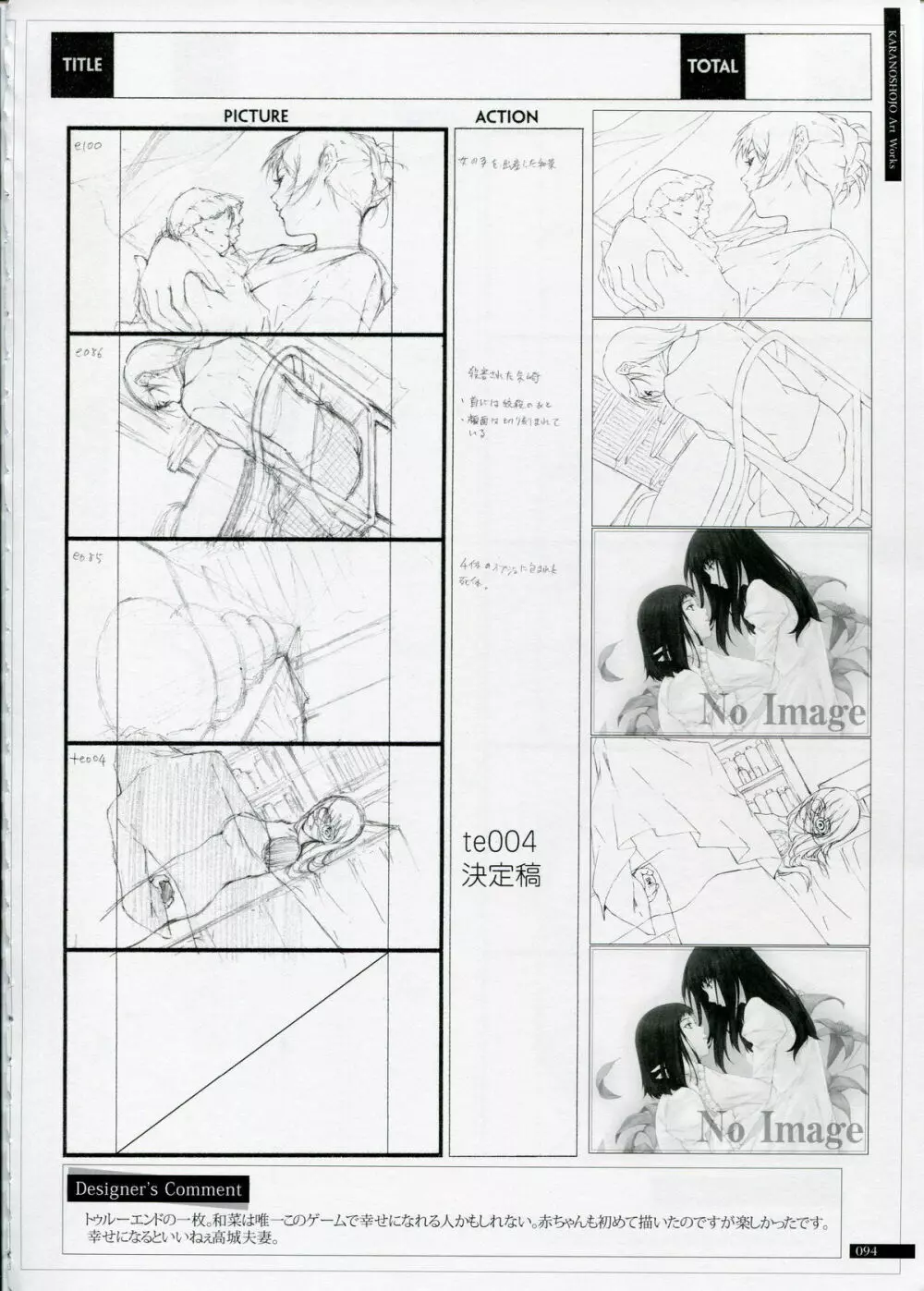 SHEOL KARANOSHOJO Art Work Page.94
