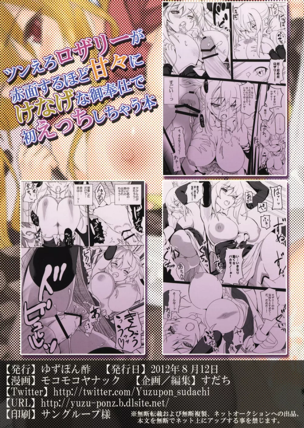 ツンえろロザリーが赤面するほど甘々にけなげな御奉仕で初えっちしちゃう本 Page.26