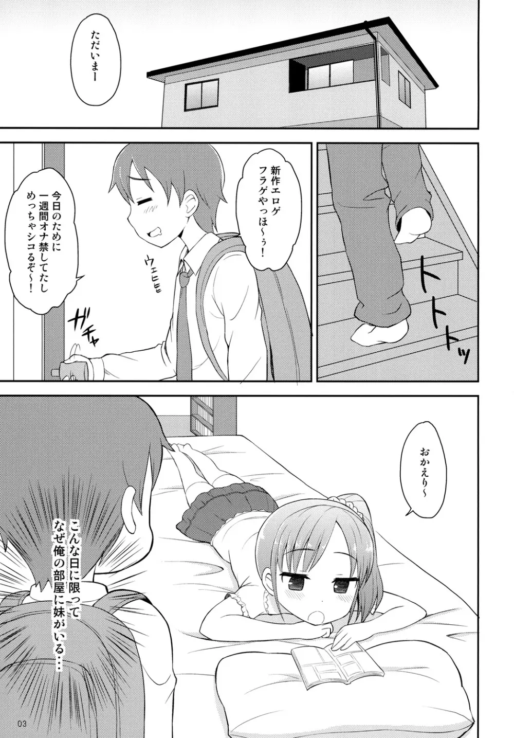 お兄ちゃんは今日からオナニー禁止！ Page.2