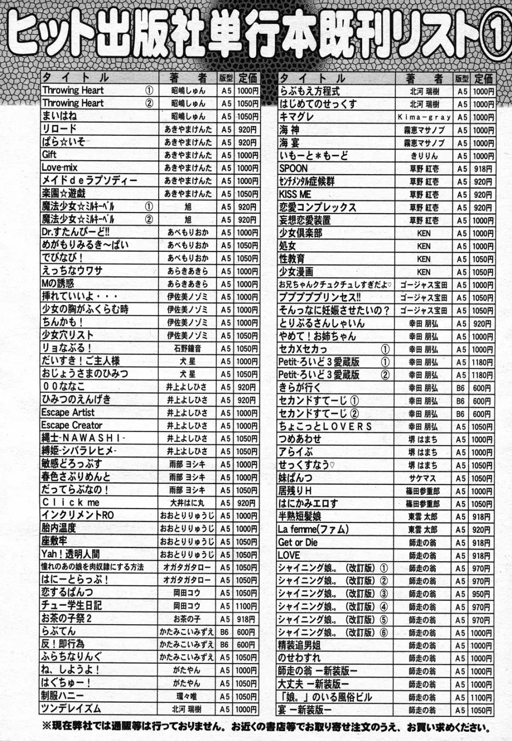 COMIC 阿吽 2011年02月号 Page.504