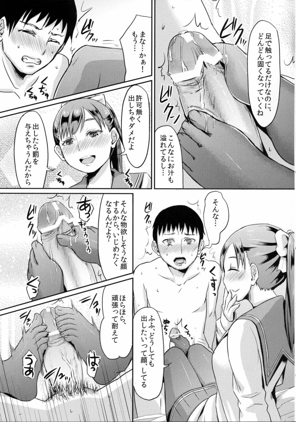 黒愛花のふみふみおしおき Page.8