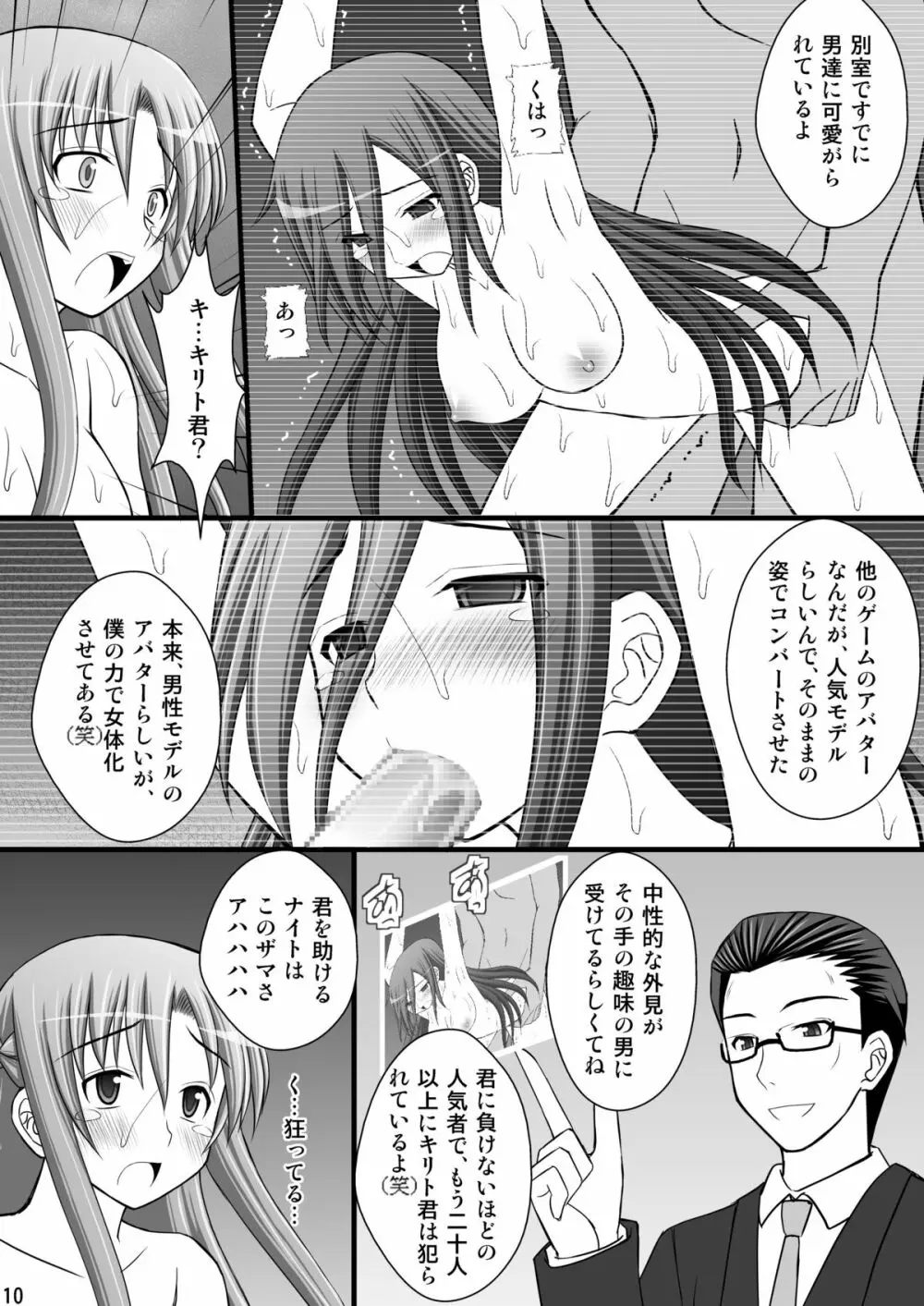 囚姫Ⅱ_僕達のアスナ様 Page.9