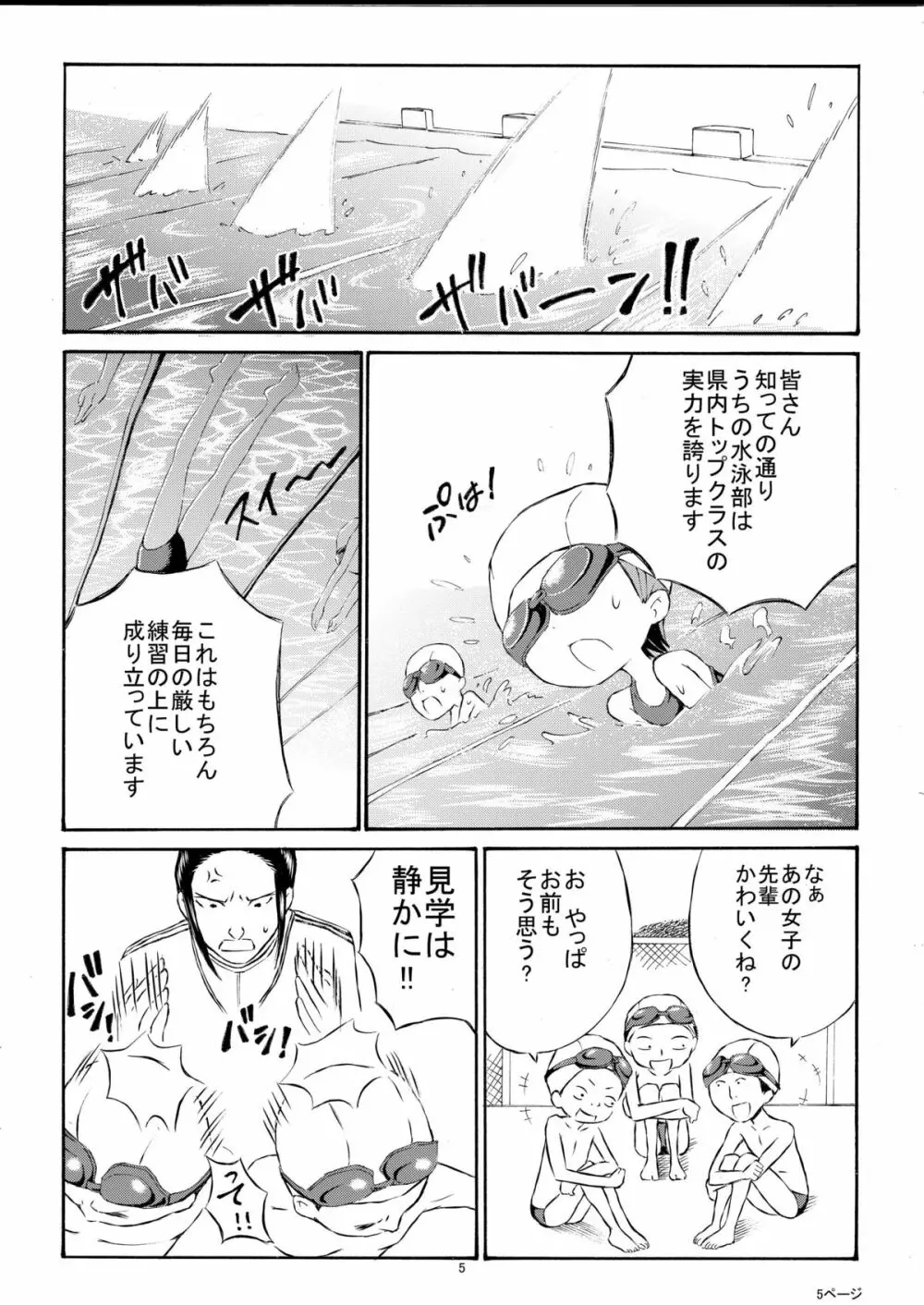 私を全裸で泳がせる気！？ Page.5