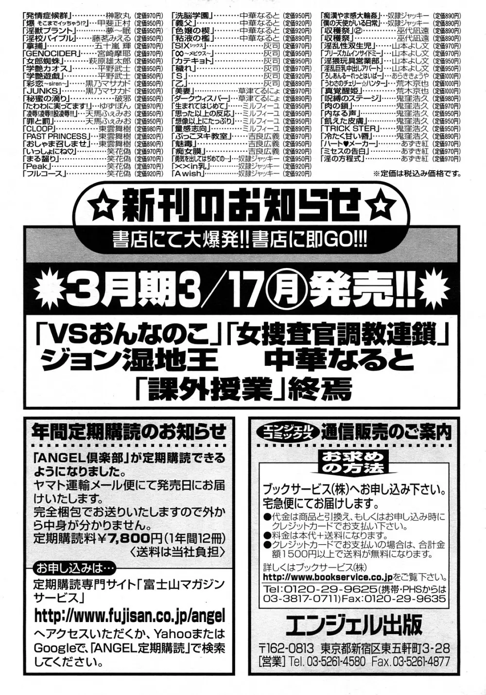 ANGEL 倶楽部 2008年4月号 Page.195