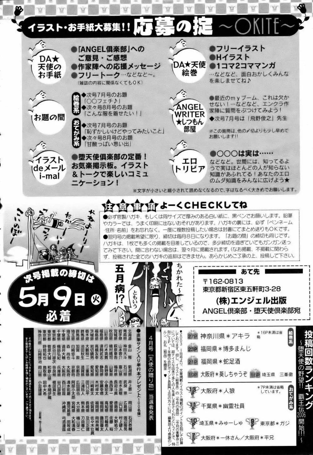 ANGEL 倶楽部 2006年6月号 Page.422