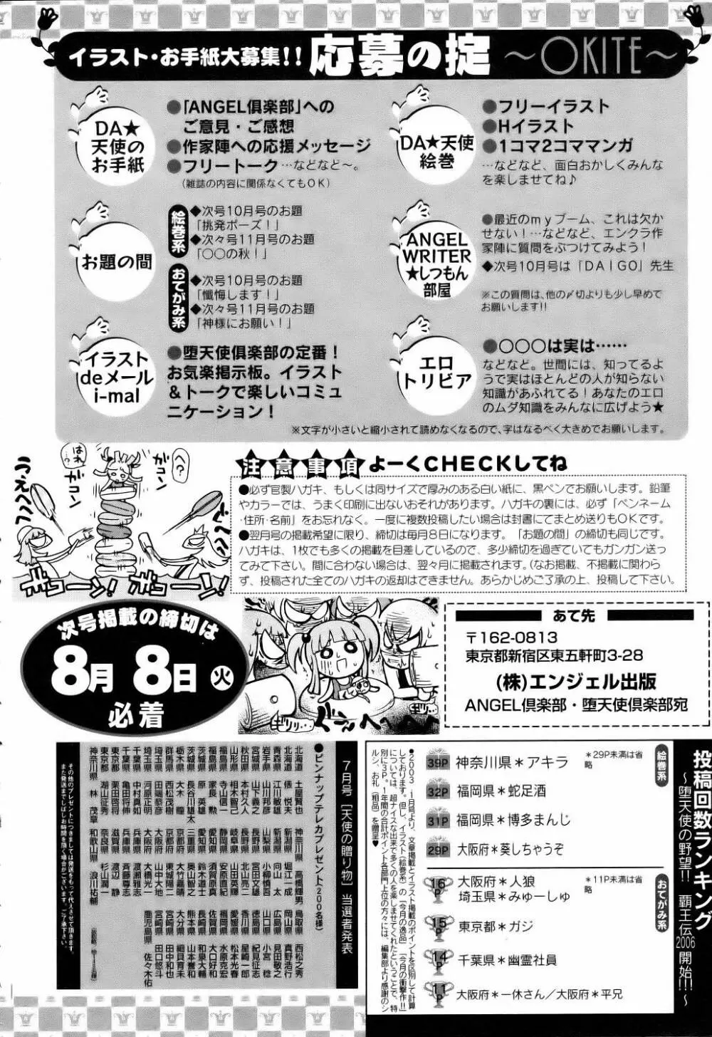 ANGEL 倶楽部 2006年9月号 Page.422