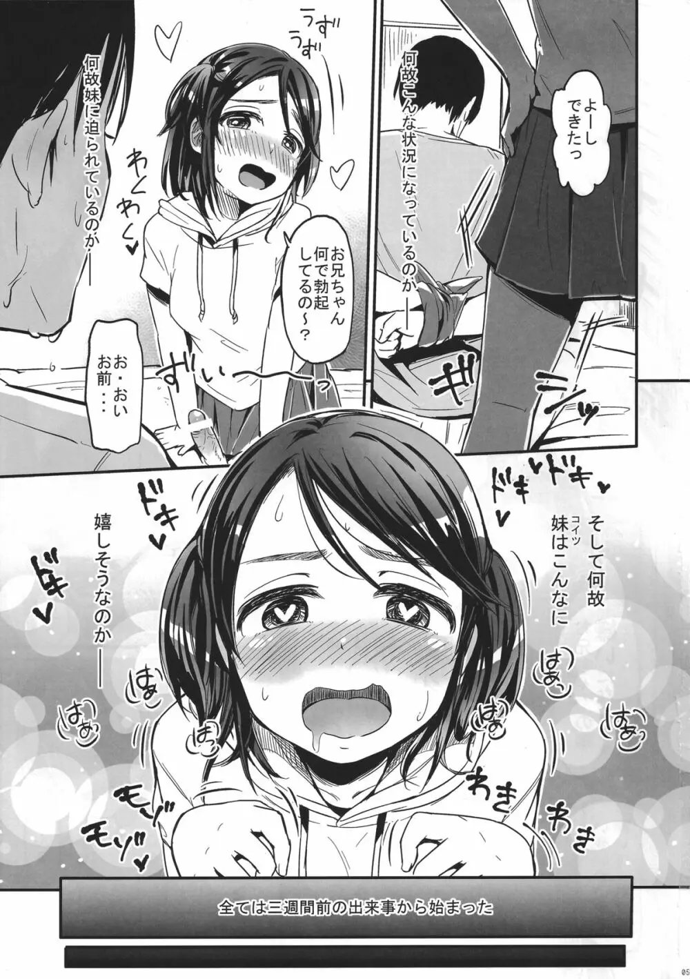 お兄ちゃん!?オナニー禁止!!! Page.4