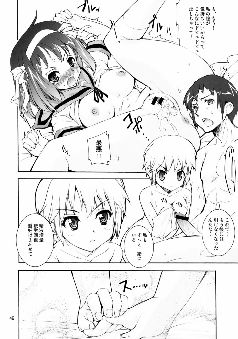 涼宮ハルヒの狂乱 Page.45