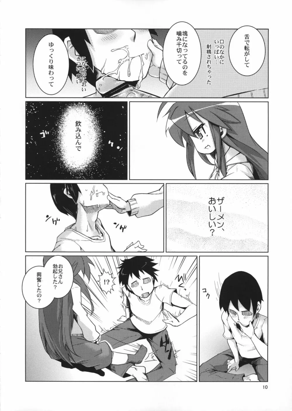 こなちゃんにお尻弄られる本 Page.9