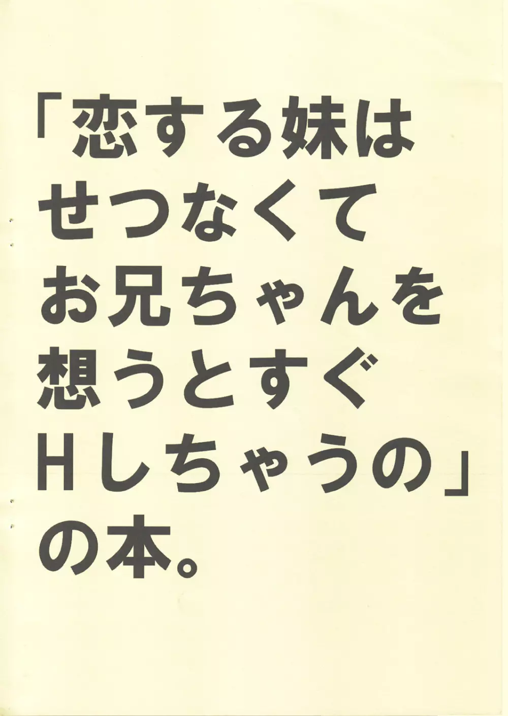 ｢恋する妹はせつなくてお兄ちゃんを想うとすぐHしちゃうの｣の本 Page.14