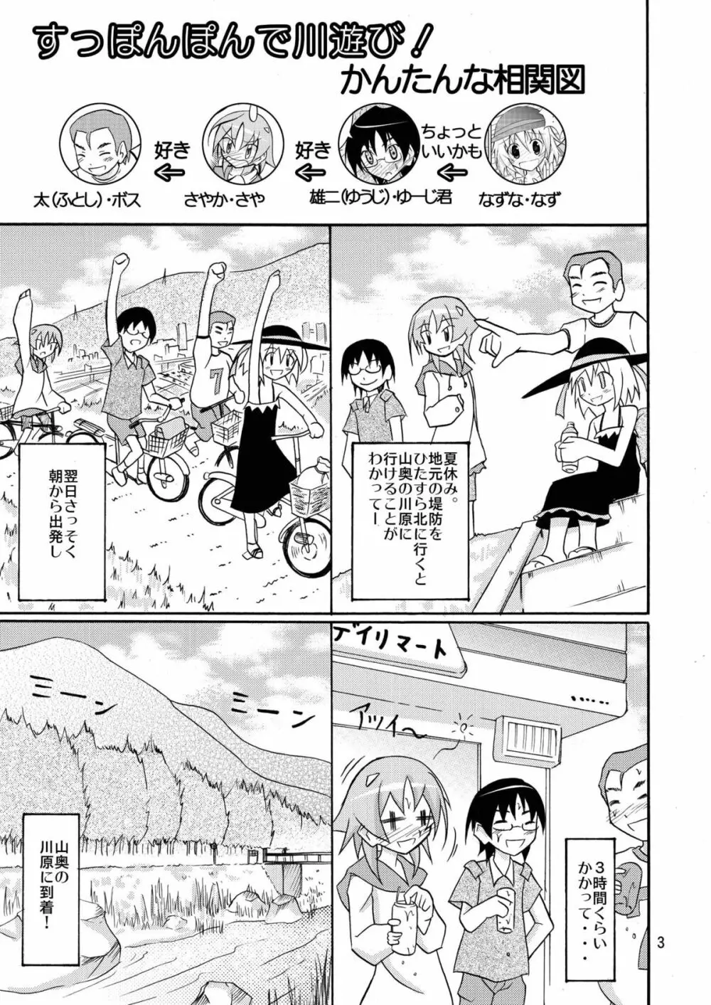 すっぽんぽんで川遊び！ Page.2