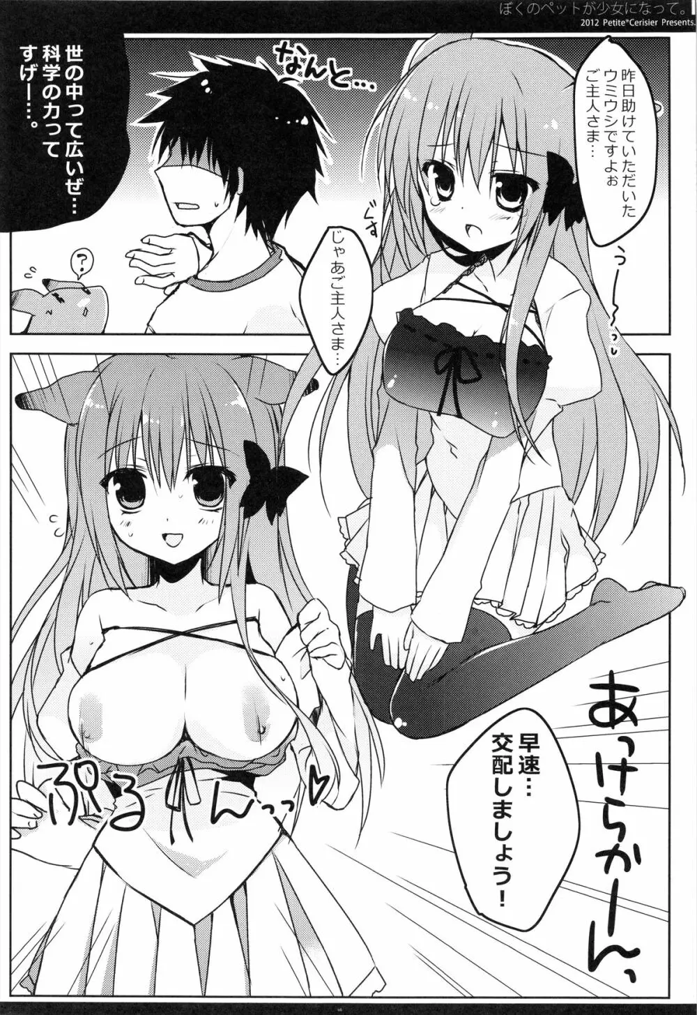 ぼくのペットが少女になって。 Page.6