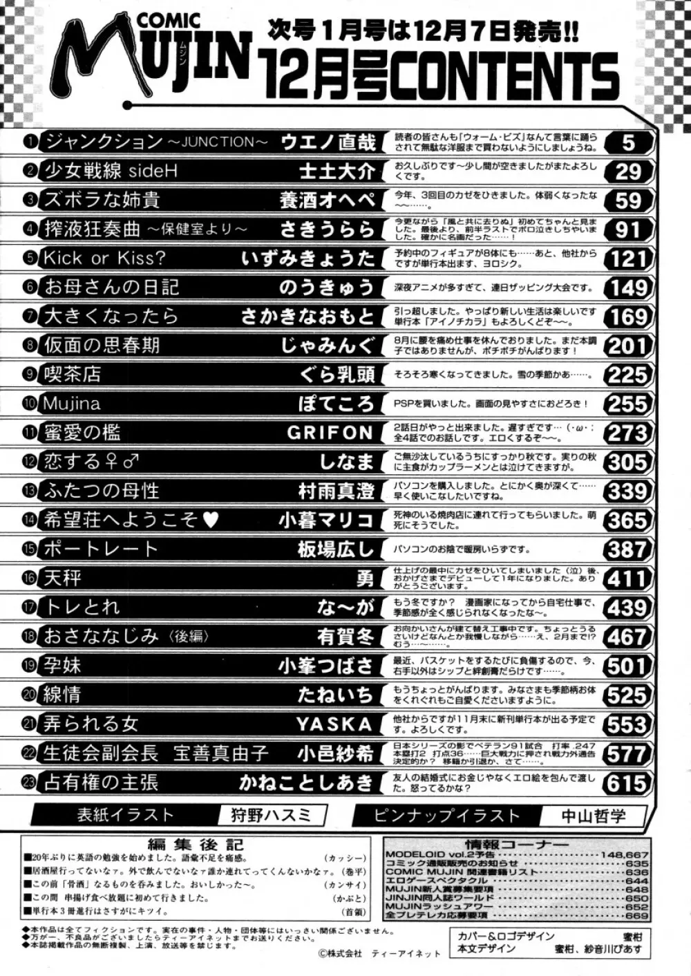 COMIC MUJIN 2005年12月号 Page.672