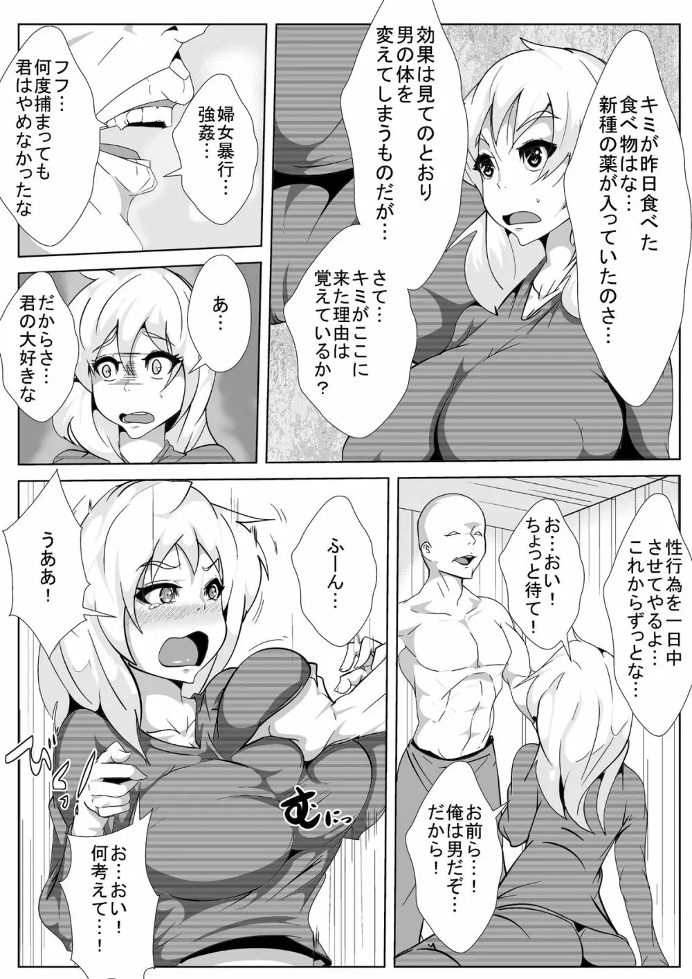 男囚人女体化計画 Page.5