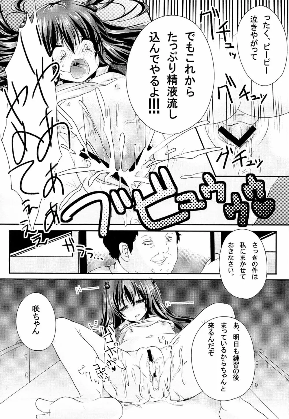 いじめられっ娘咲ちゃんの放課後特別ナカ出し練習 Page.13