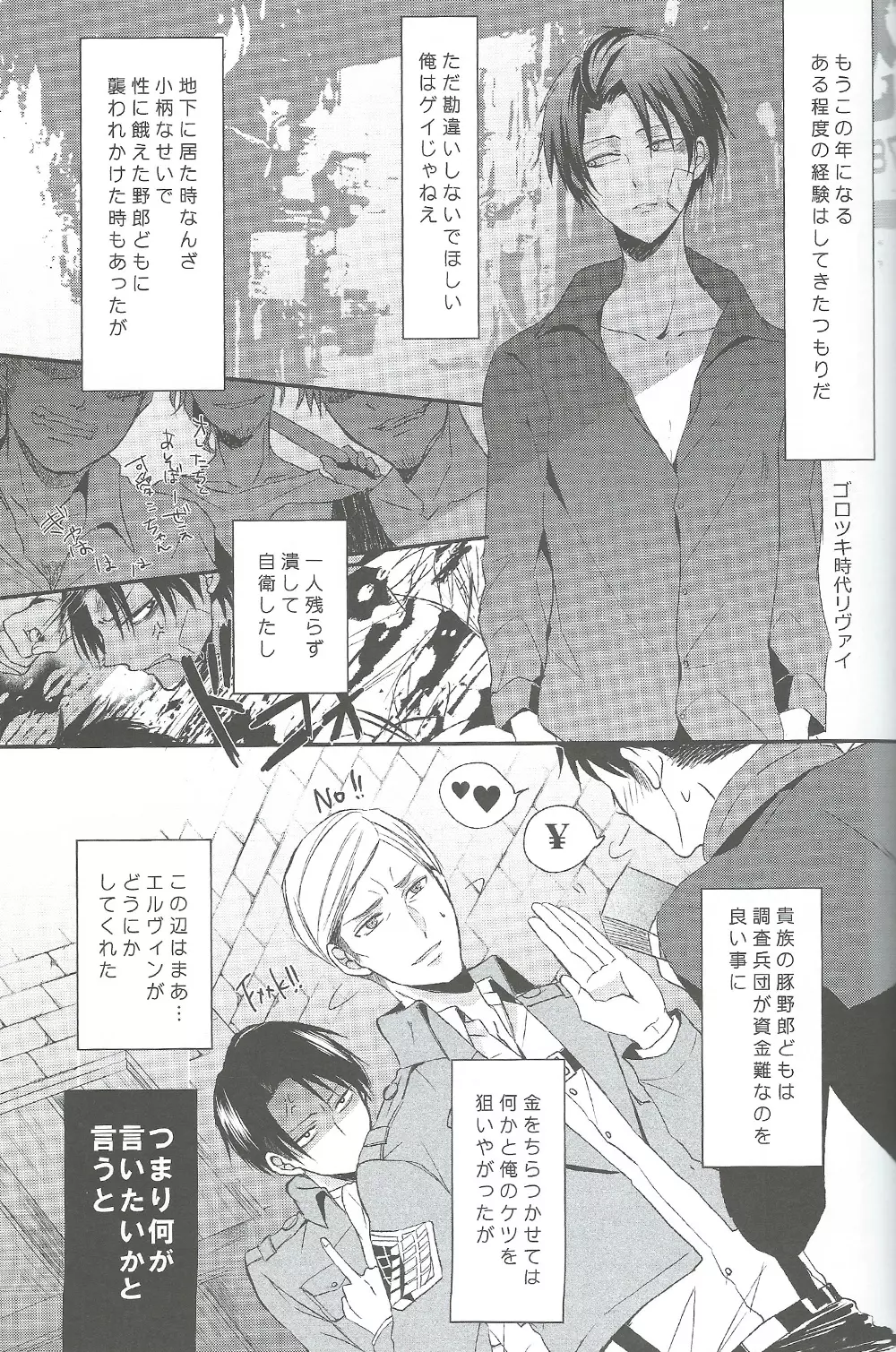 ヤンデレの兵長に死ぬほど愛されて夜もねむれない!! Page.10