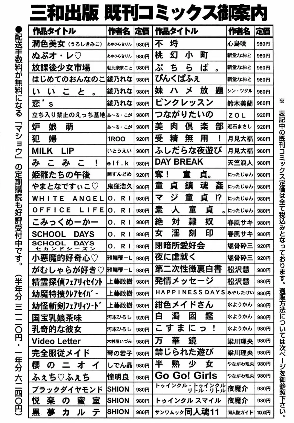 コミック・マショウ 2006年10月号 Page.222