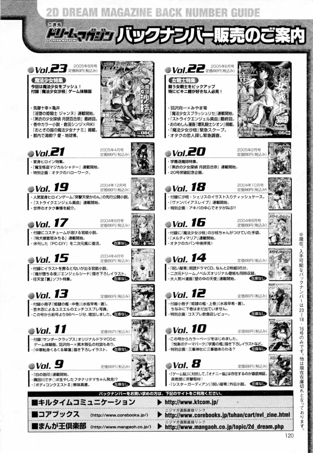 COMIC二次元ドリーム 2005年10月号 Vol.1 Page.122