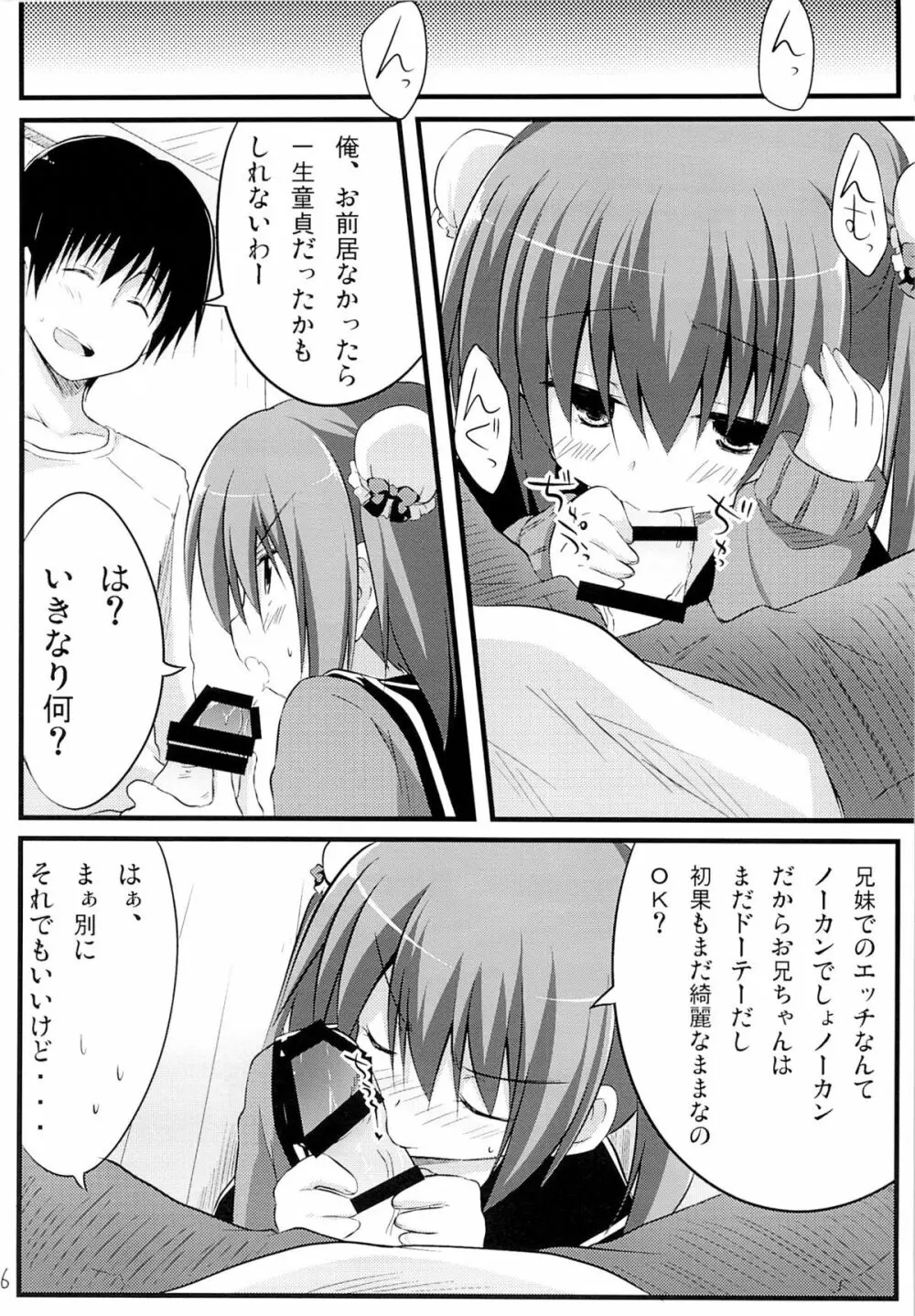 彼女とかいないので今日も妹にヤらせてと土下座します。 Page.5