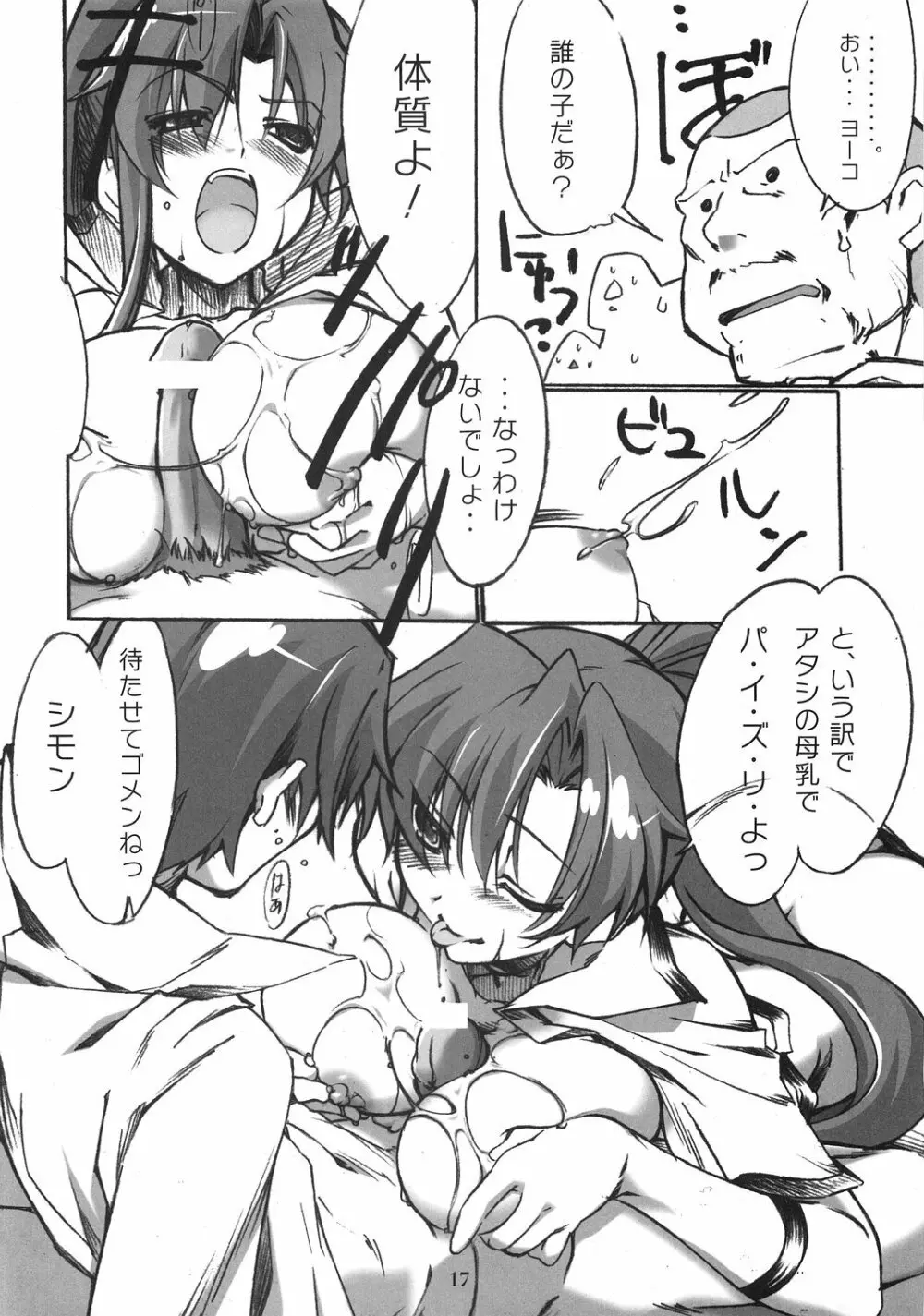 ヨーコの乳を揉みしだく本 Page.17