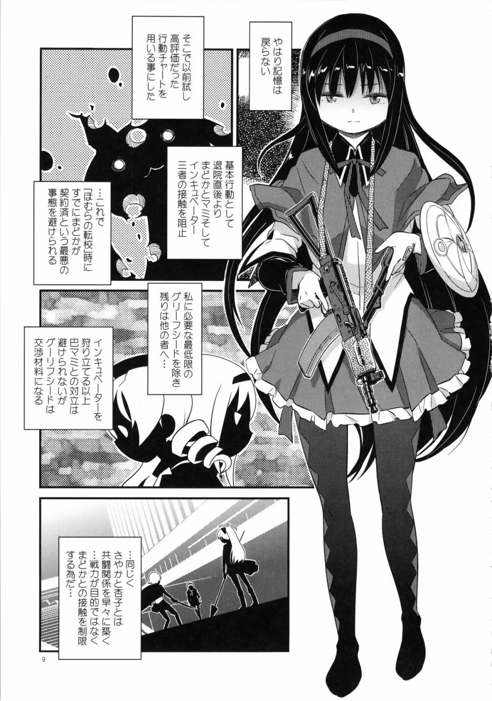 少女は靴下とタイツで武装する Page.9