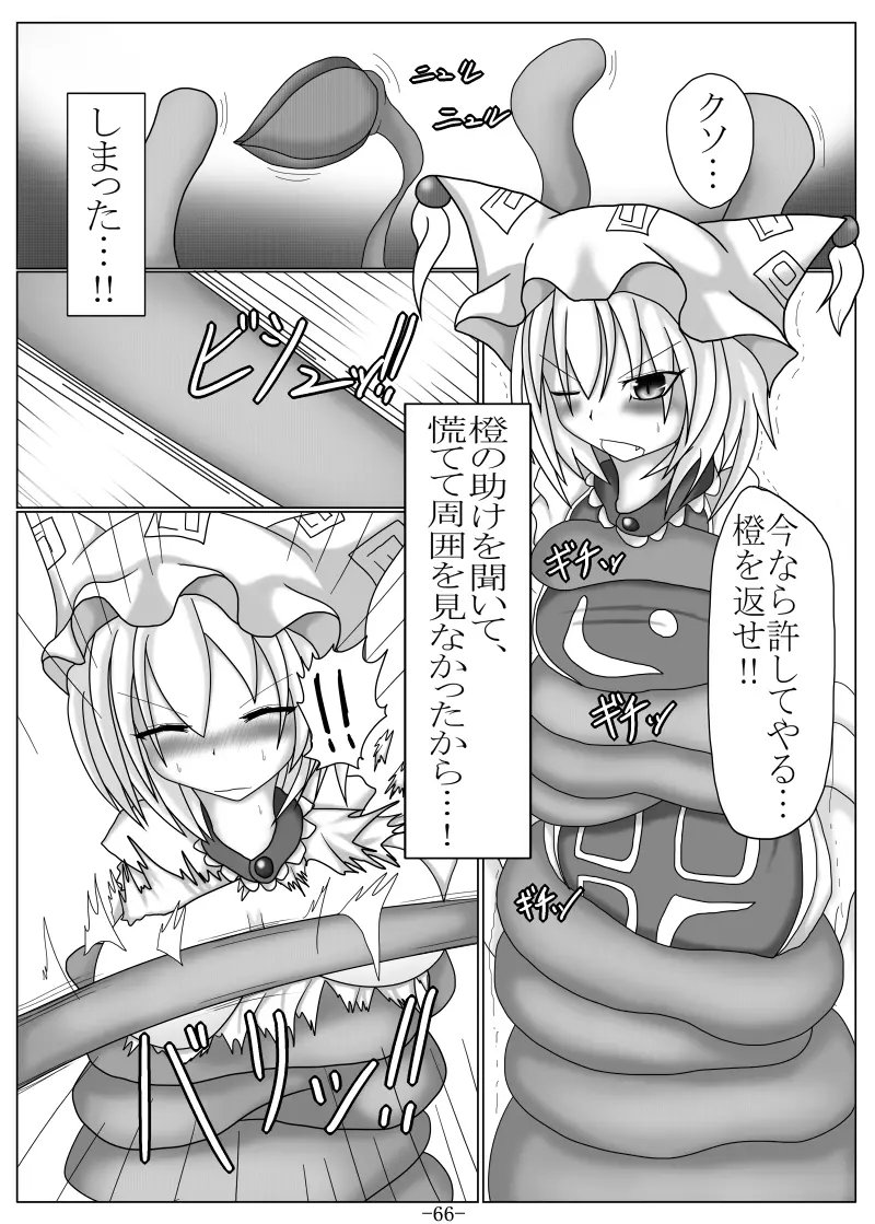 捕まって 丸呑まれて ～幻想ストマック 東方×丸呑みシチュ同人総集編～ Page.66