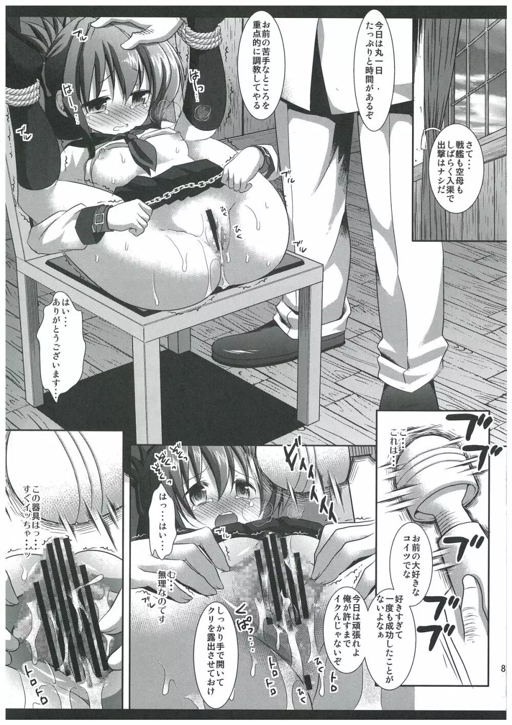 艦娘陵辱4 ～い…電の調教を見るのです…～ Page.8