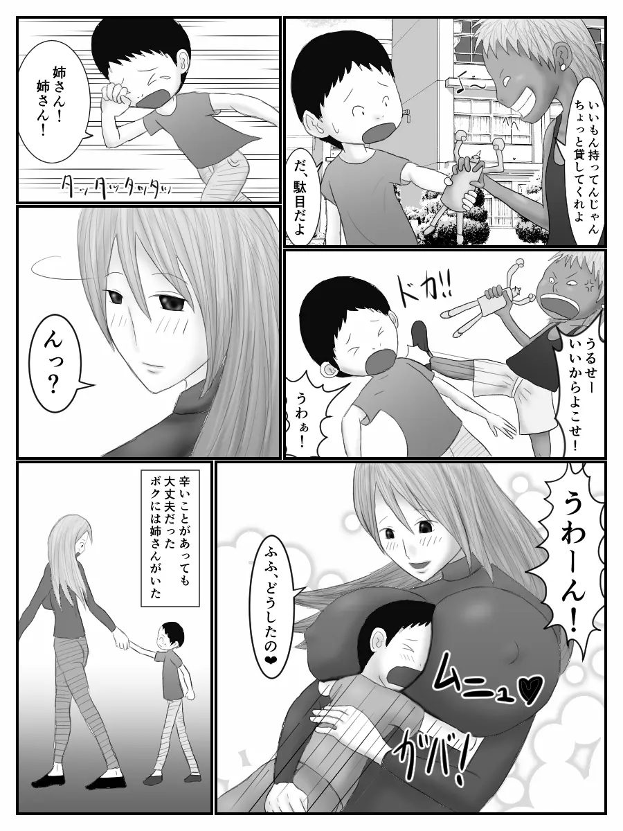 姉さんの後をつけたら嫌なクソガキとエロいコトし始めた話 Page.2