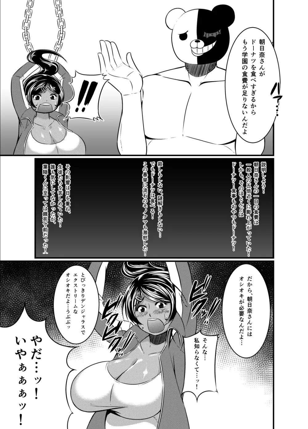 オシオキ少女。 超高校級のスイマー 朝○奈葵 処刑執行 Page.7