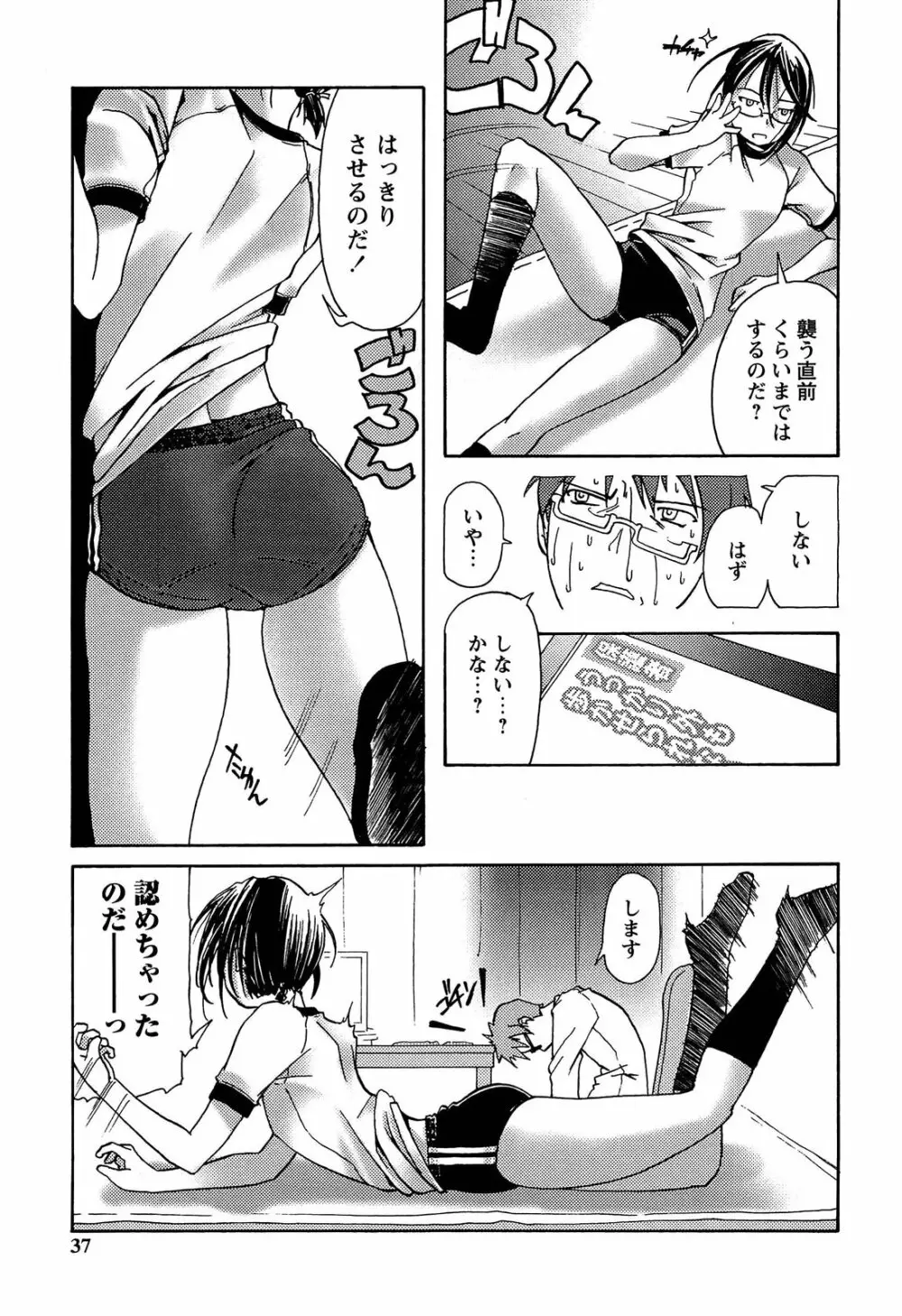 ブルマとメガネで淫行!! Page.37