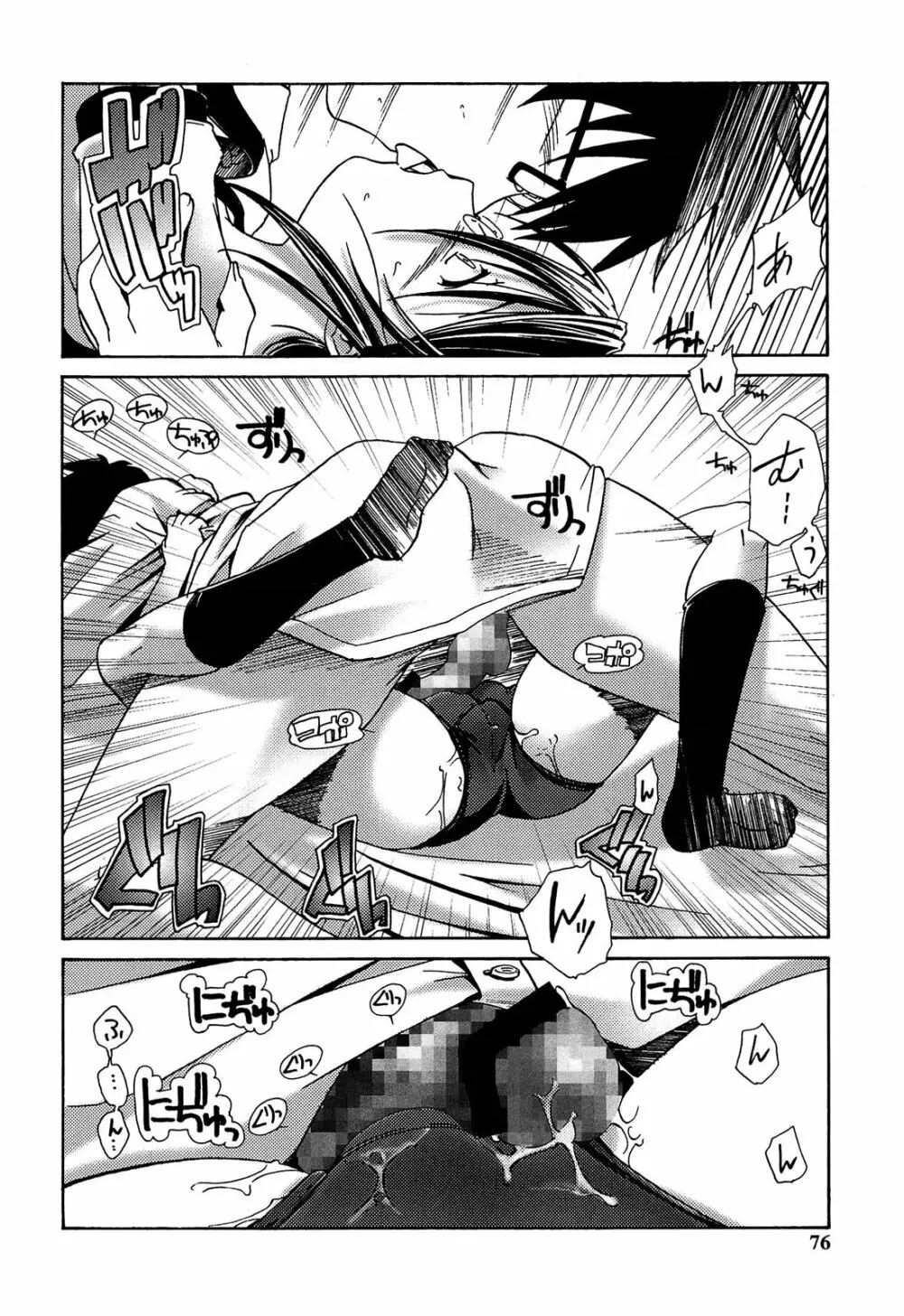 ブルマとメガネで淫行!! Page.76