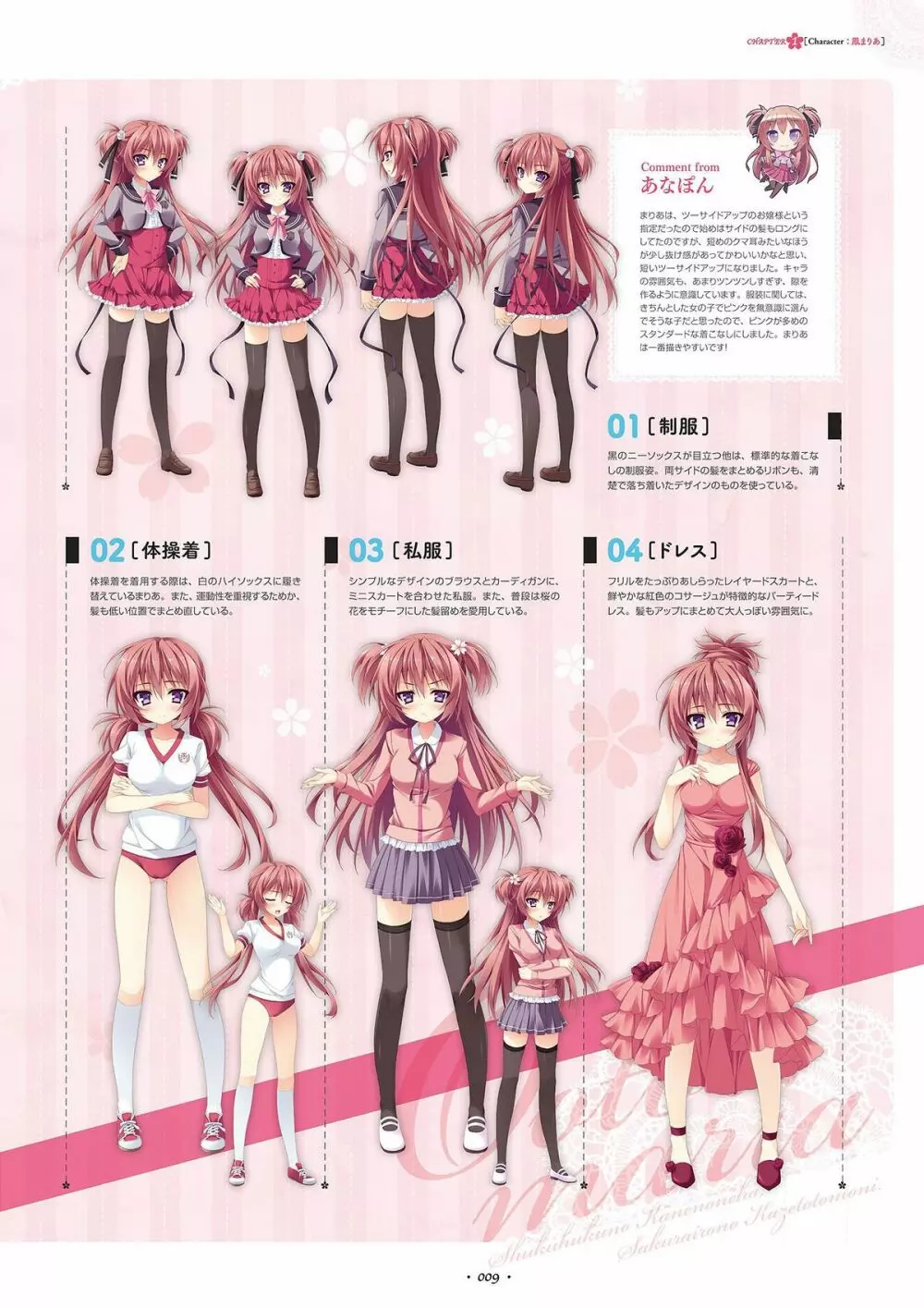 祝福の鐘の音は、桜色の風と共に ビジュアルファンブック Page.11