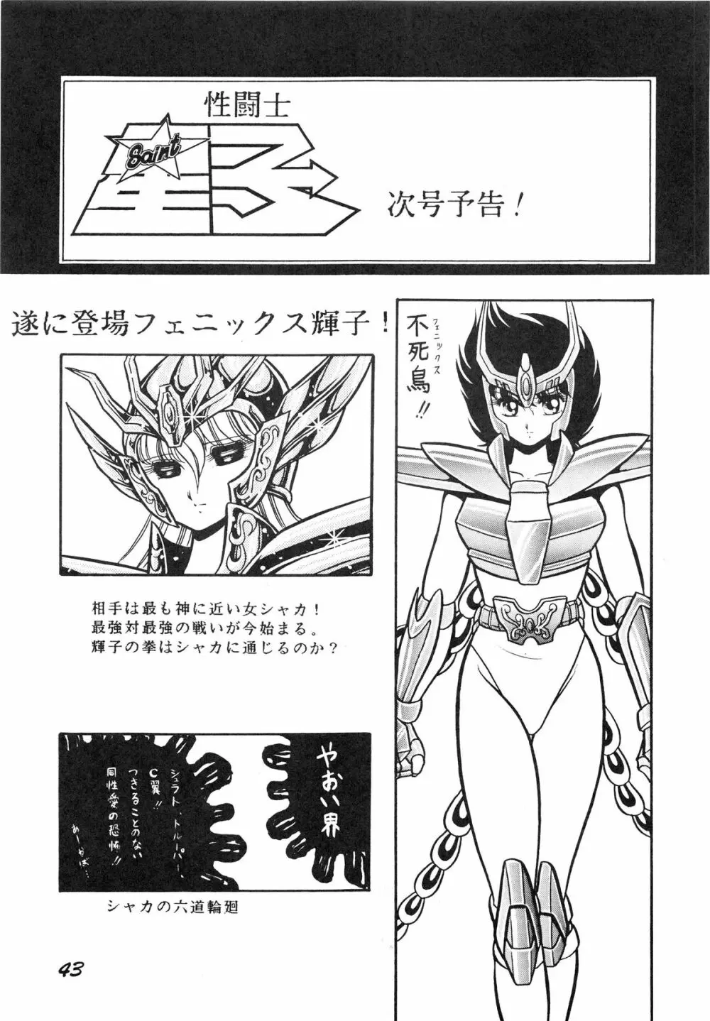 性闘士星子 VOL.1 十二子宮伝説の巻 Page.43