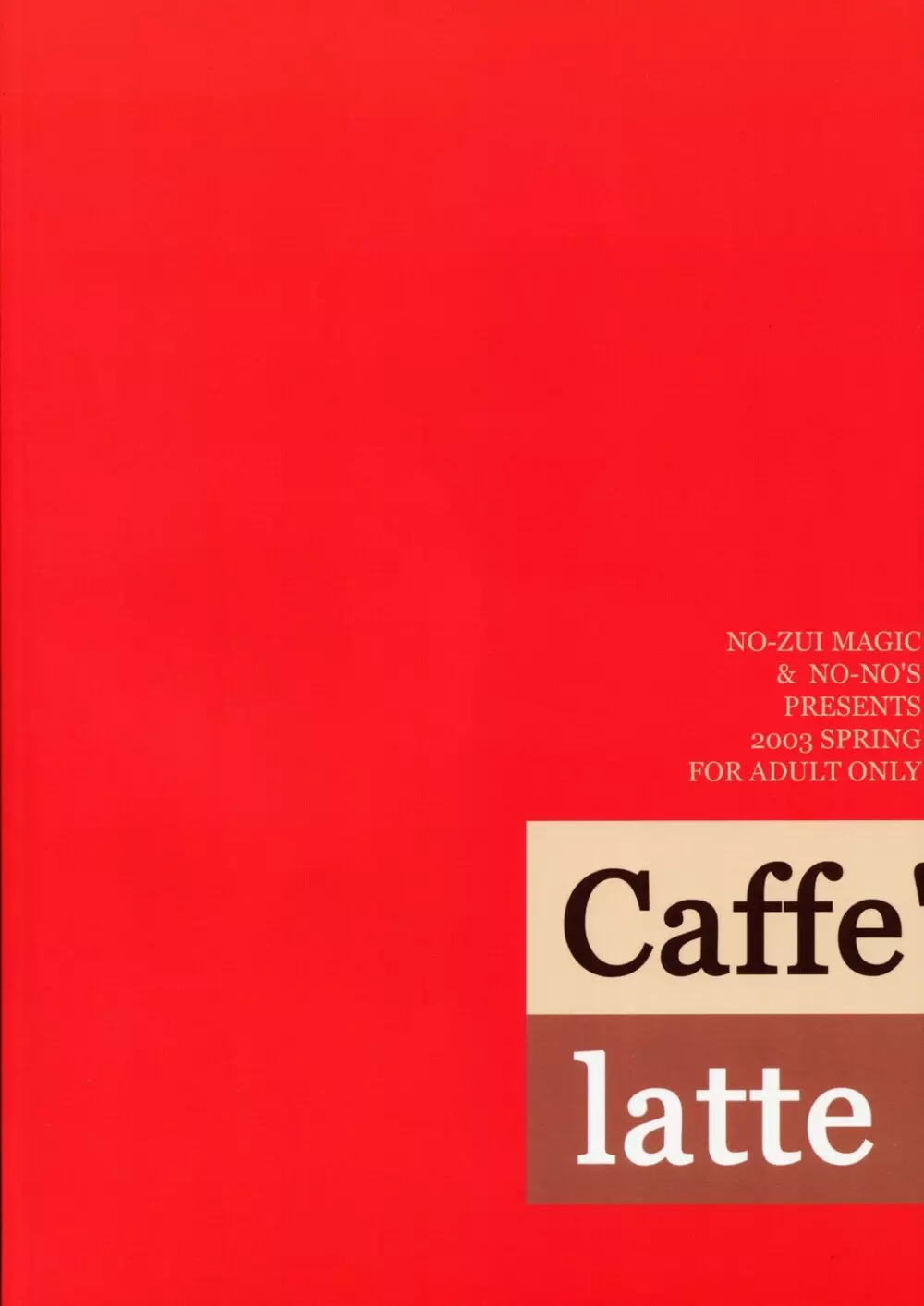Caffe' latte Page.28