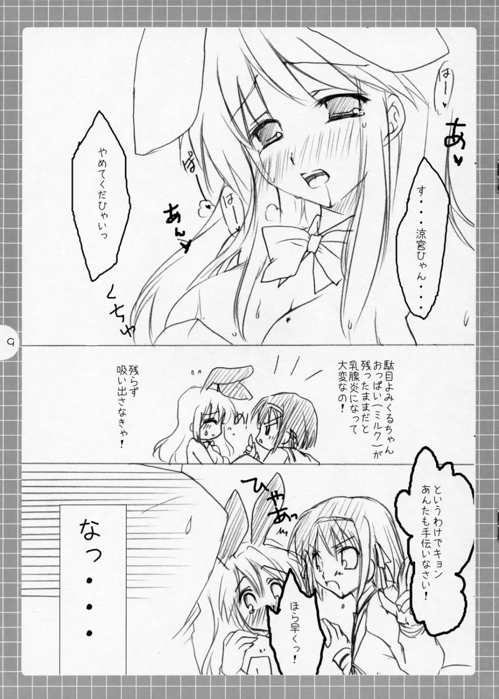 涼宮ハルヒの妄想～みくるミクルみるく。 Page.8