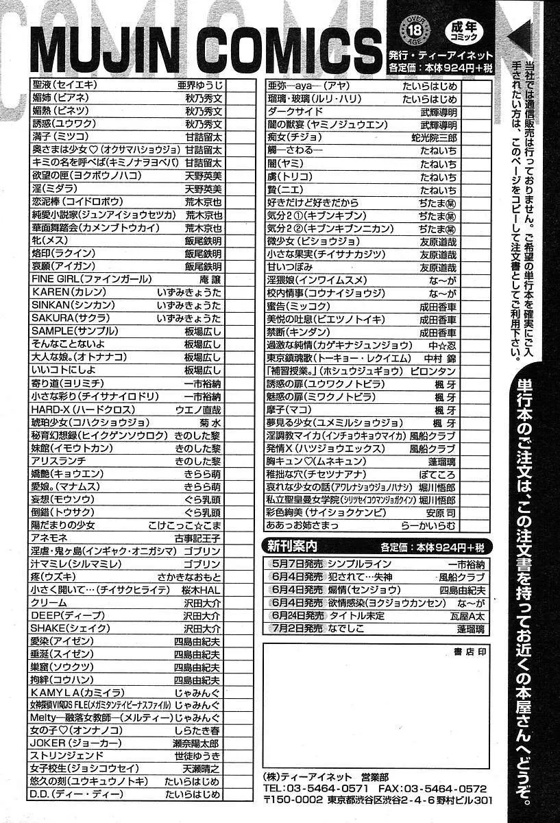 COMIC MUJIN 2004年5月号 Page.568