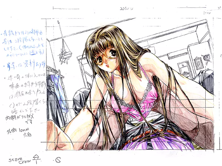 黒の断章 THE LITERARY FRAGMENT SS Roughs Page.44