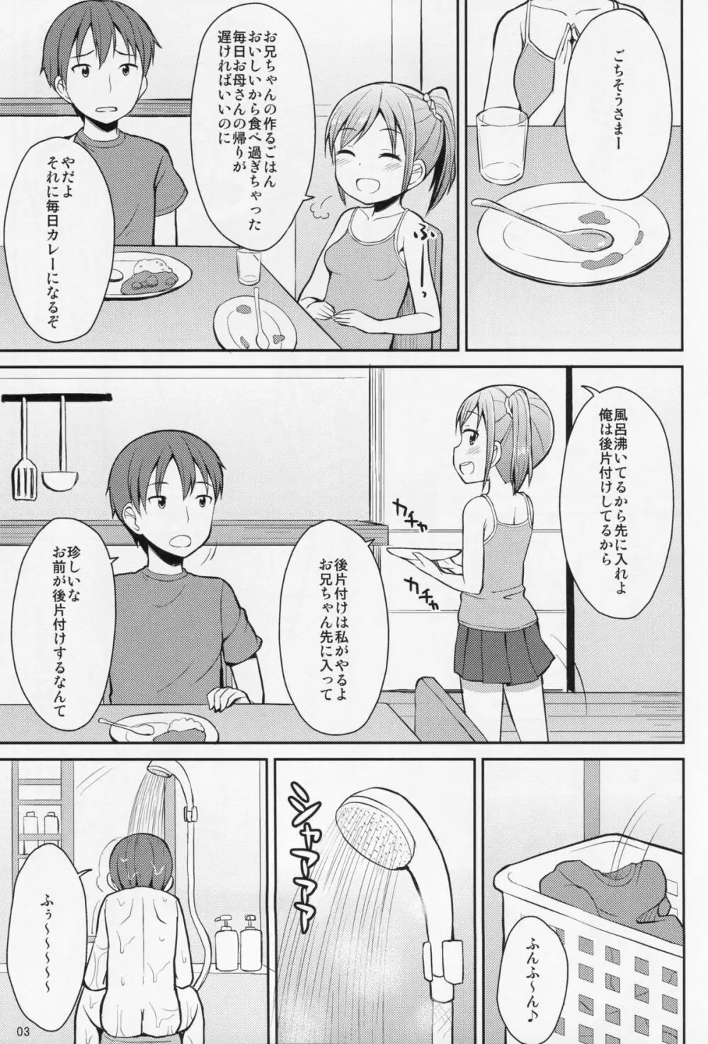 お兄ちゃん“そっち”も洗ってあげよっか Page.2