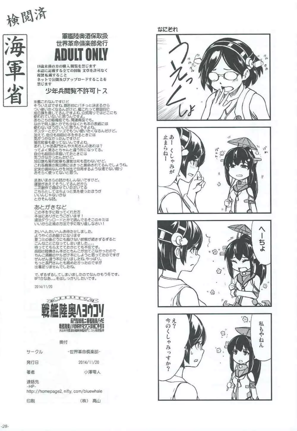 戦艦陸奥ヘヨウコソ Page.29