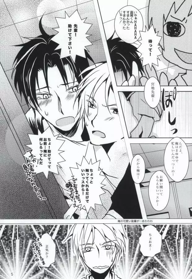 ぼくの乳首を救って!!～高尾和成の受難～ Page.5