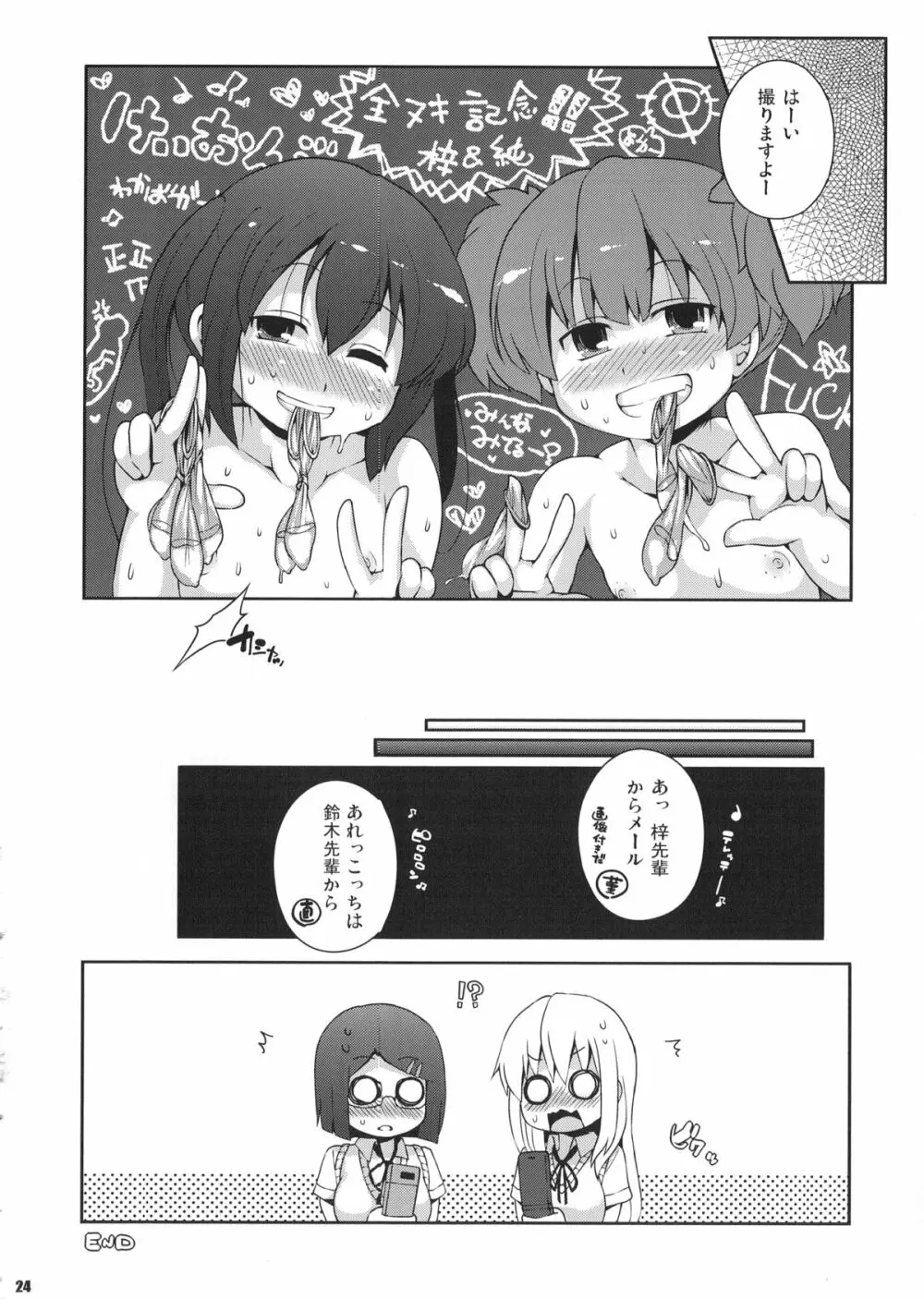 ろしゅつｘけいおん Page.23