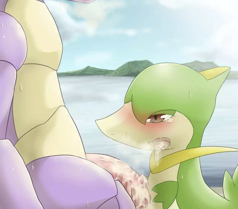 Nidoking and the virgin Snivy Page.15