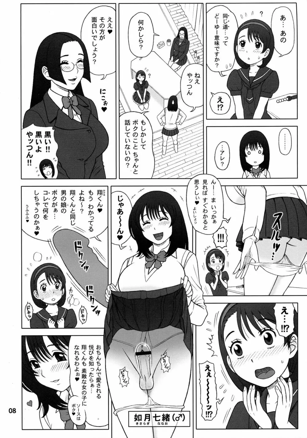 (C84) [回転ソムリエ (13.)] 30回転 八妻(やつめ)と、七緒(ななお)の八七式調教育。 Page.8